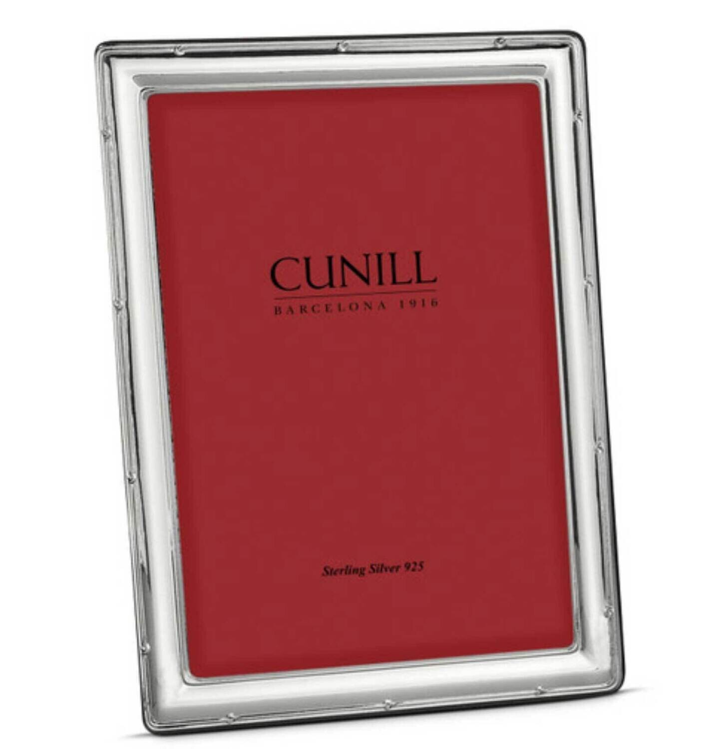 Cunill America Narrow Ribbon 4x6 Inch Picture Frame .925 Sterling Silver 80246, MPN: 80246