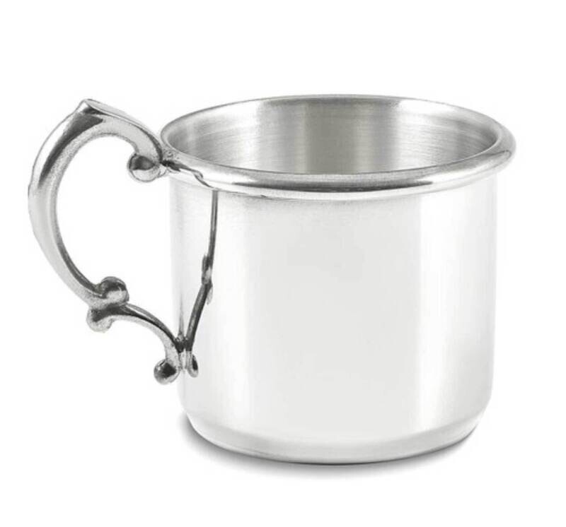 Cunill Plain Heavy Baby Cup Pewter 020910