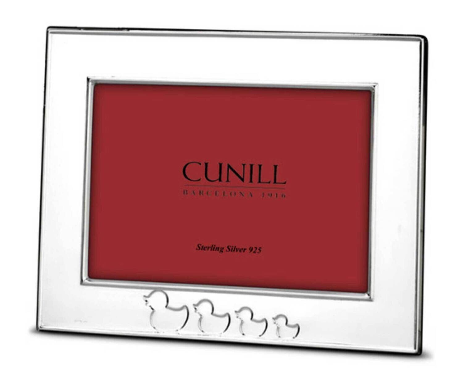 Cunill Just Ducky 4x6 Inch Picture Frame .925 Sterling Silver 32646