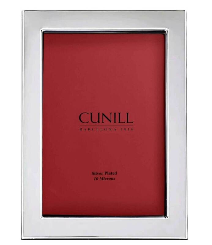 Cunill Tiffany Plain 5x7 Inch Picture Frame Silverplated 50057