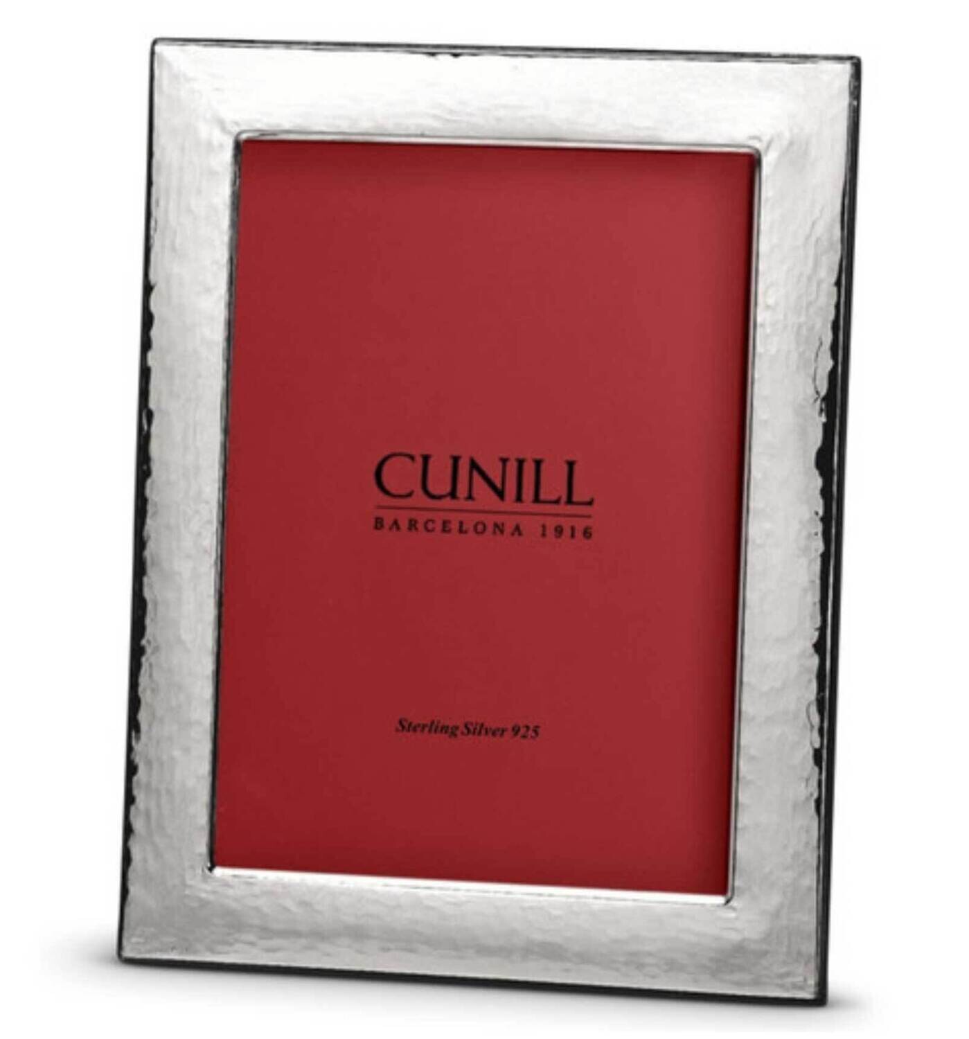 Cunill Hammered 8x10 Inch Picture Frame .925 Sterling Silver 8879