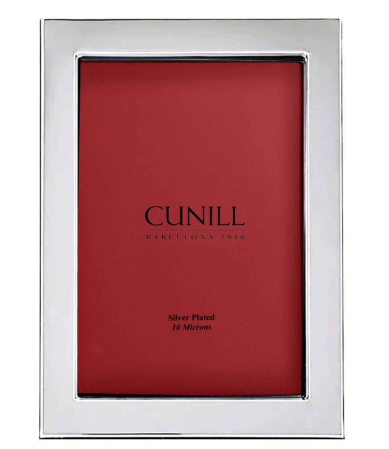 Cunill Tiffany Plain 4x6 Inch Picture Frame Silverplated 50046