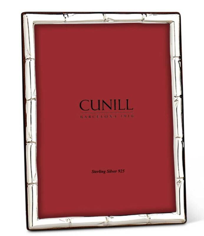 Cunill Bamboo 5x7 Inch Picture Frame .925 Sterling Silver 89657