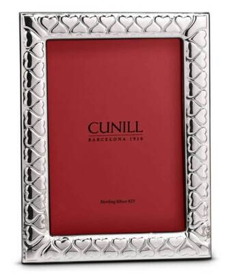 Cunill America Hearts 4x6 Inch Picture Frame .925 Sterling Silver 90346, MPN: 90346