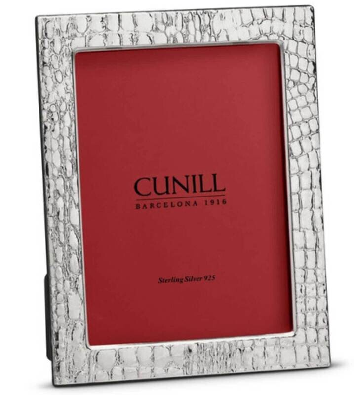 Cunill Gator 5x7 Inch Picture Frame .925 Sterling Silver 9157