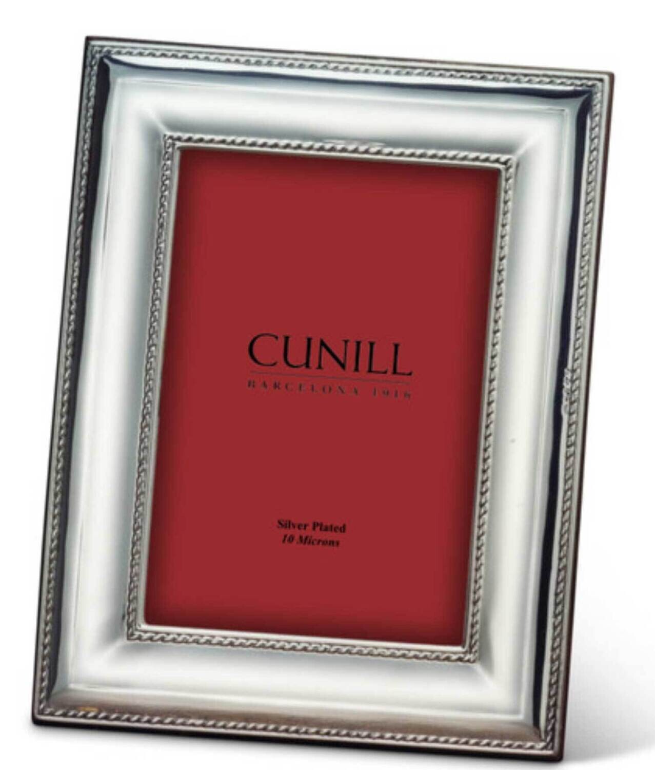 Cunill Cords 4x6 Inch Picture Frame Silverplated 52946