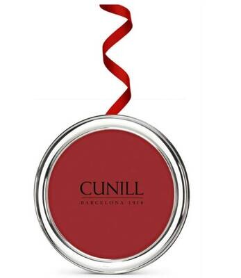 Cunill America Plain 2.5 Inch Round Ornament Picture Frame 2 Backs Included .925 Sterling Silver 80…