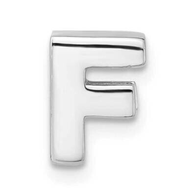Initial Slide F Sterling Silver QC4213F