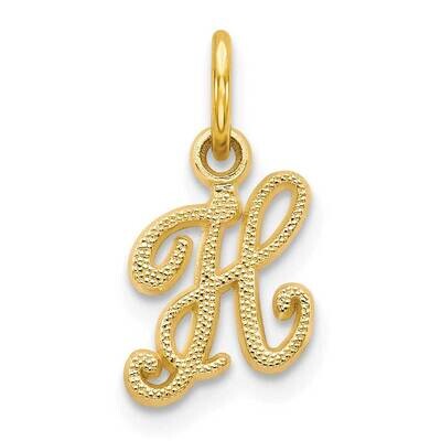 Initial H Charm 10k Gold 10C763H, MPN: 10C763H, 883957392936