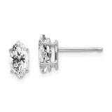 8x4mm Marquise CZ Diamond earring 14k White Gold XE104WCZ Diamond, MPN: XE104WCZ, 883957226019