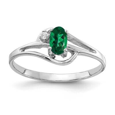 5x3mm Oval Mount St. Helens Diamond Ring 14k White Gold X9713MS_AA, MPN: X9713MS_AA, 883957640884