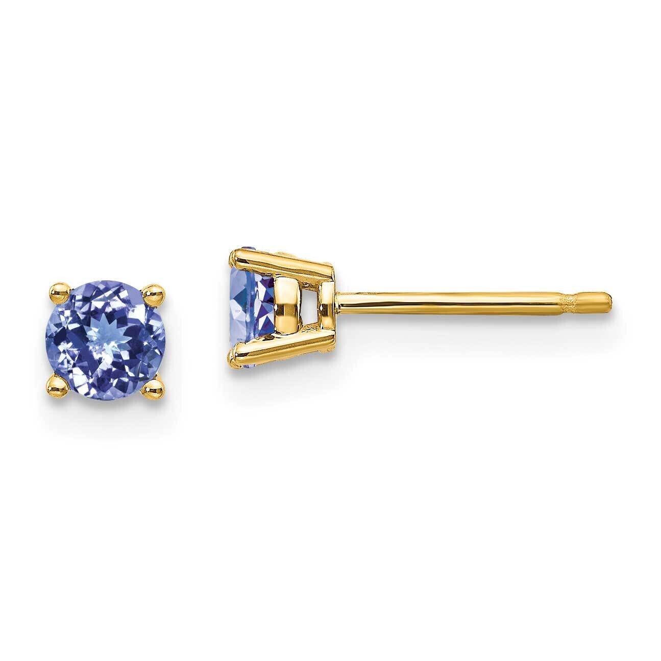 Tanzanite Earrings 14k Gold XE71T-B, MPN: XE71T-B, 883957335988