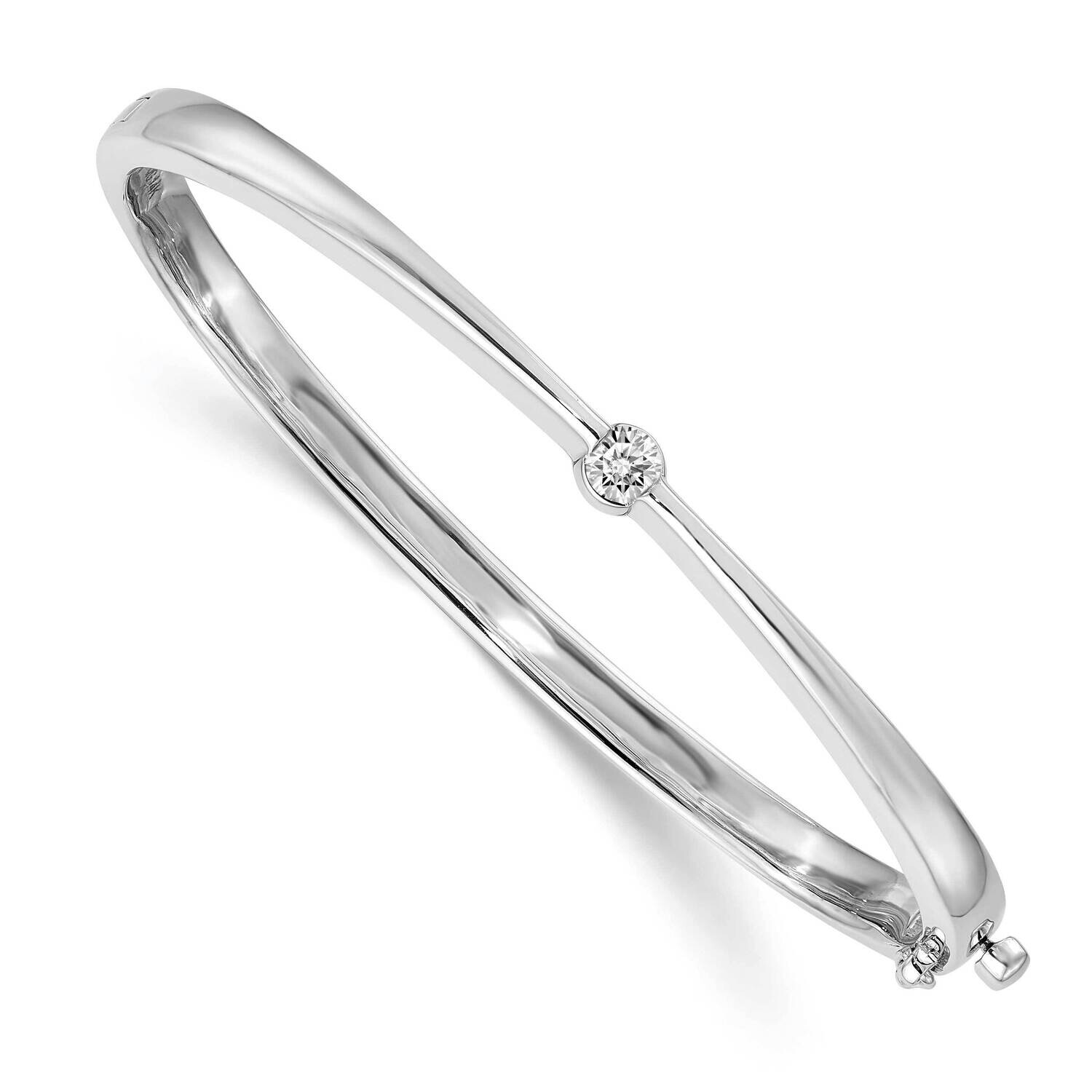 Diamond Bangle 14k White Gold XB179AA, MPN: XB179AA, 883957201214