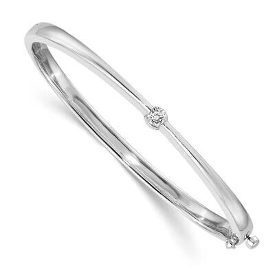 Diamond Bangle 14k White Gold XB179AA, MPN: XB179AA, 883957201214