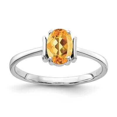Citrine ring 14k White Gold Y2220CI, MPN: Y2220CI, 883957713083
