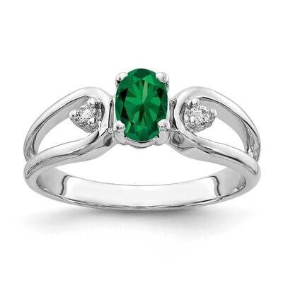 Mount Saint Helens Diamond Ring 14k white Gold 6x4mm Oval Y2082MS/A, MPN: Y2082MS/A, 883957708300