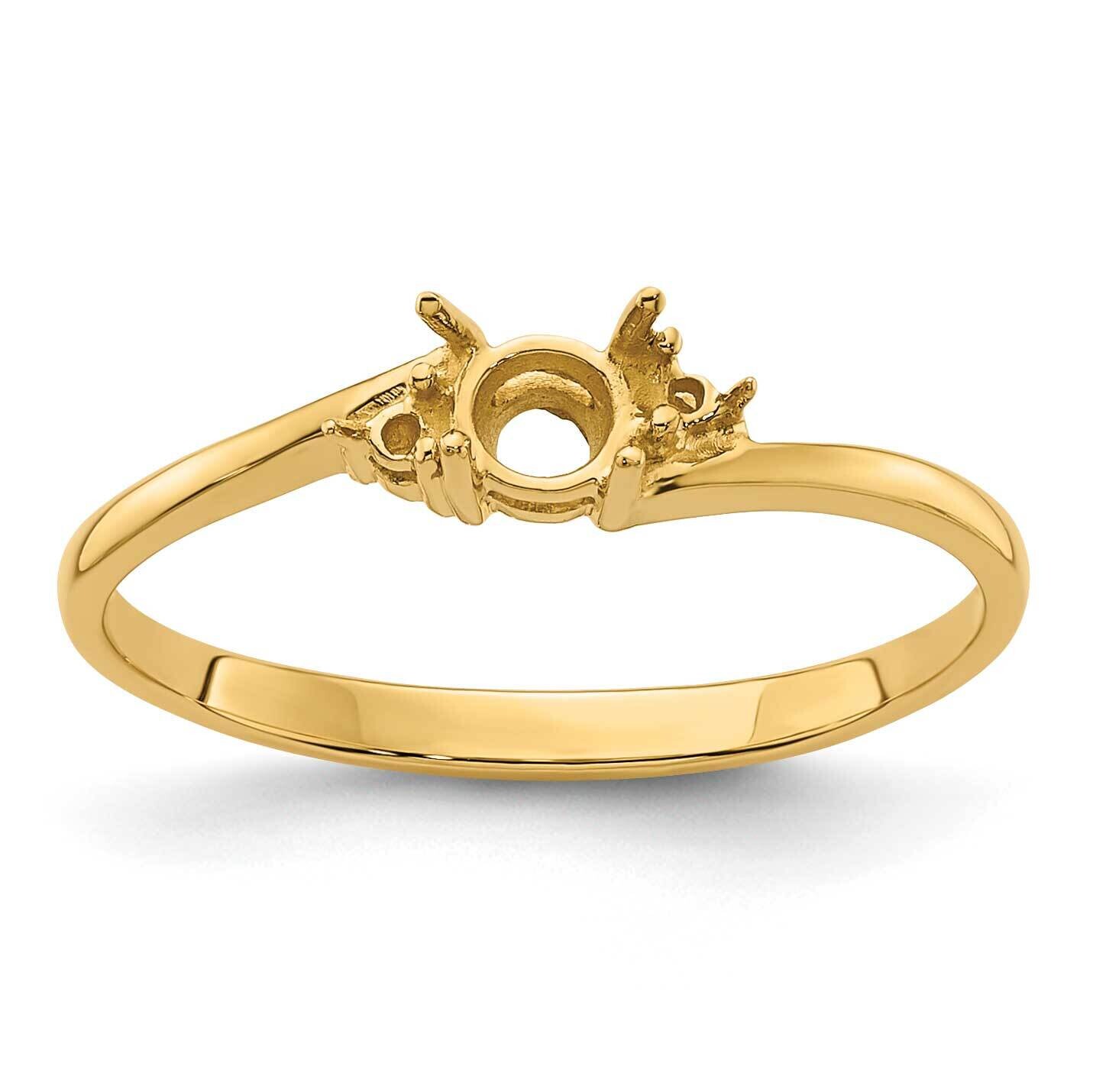 Diamond & Gemstone Ring Mounting 14k Gold Y4712