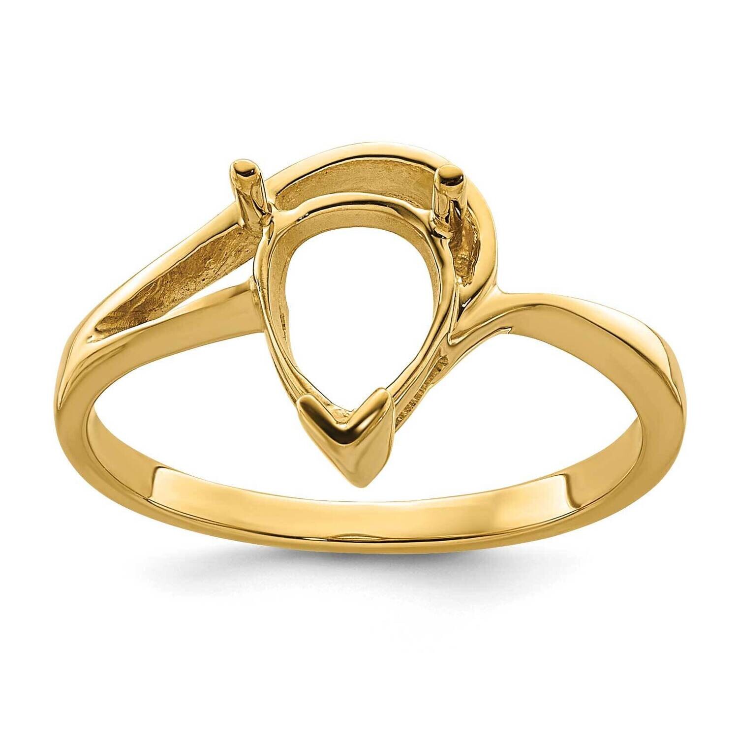 Gemstone Ring Mounting 14k Gold Y4616