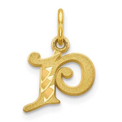Initial P Charm 10k Gold 10C764P, MPN: 10C764P, 883957585697