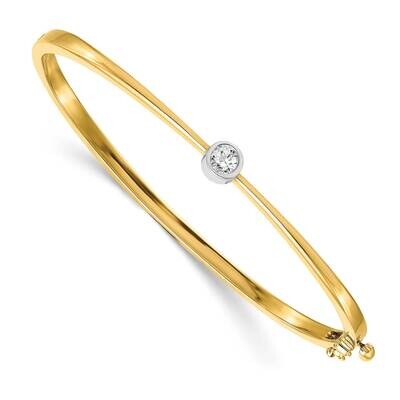 Diamond Bangle 14k Two-Tone Gold XB194AA, MPN: XB194AA, 883957200804