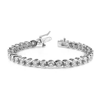 Diamond tennis bracelet 14k White Gold X2906WAA, MPN: X2906WAA, 191101372957