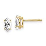 7x3.5mm Marquise CZ Diamond earring 14k Gold XE103CZ Diamond, MPN: XE103CZ, 883957089614