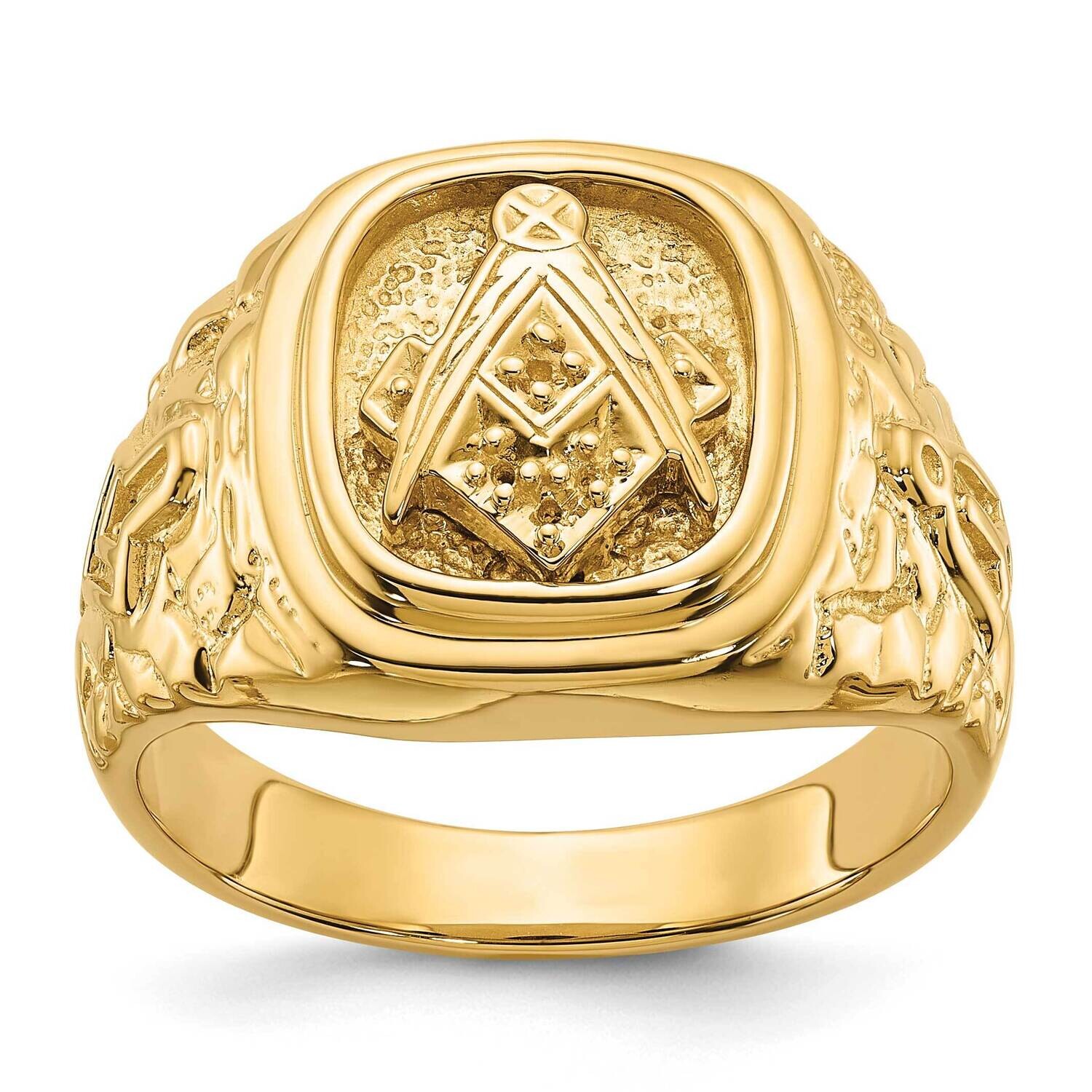 masonic ring mounting 14k Gold Y4035