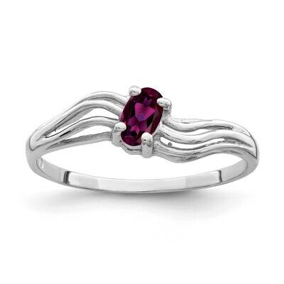 Rhodolite Garnet Ring 14k white Gold 5x3mm Oval X9707RG, MPN: X9707RG, 883957641720