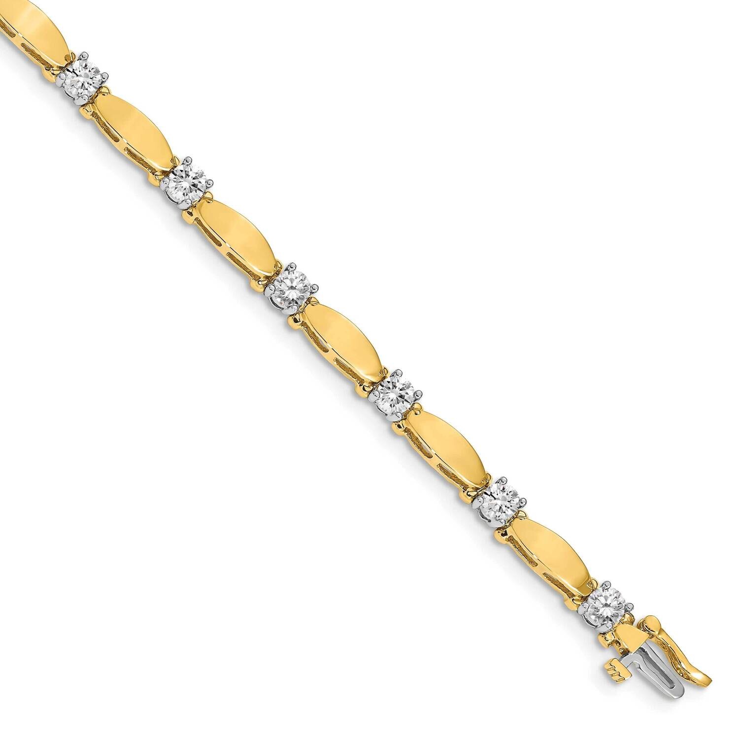Diamond tennis bracelet 14k Gold X2363AA