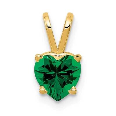 6mm Heart Mount Saint Helens pendant 14k Gold XP429MS, MPN: XP429MS, 883957202082