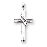 Cross Pendant Mounting 14k White Gold XP760W, MPN: XP760W, 883957240411