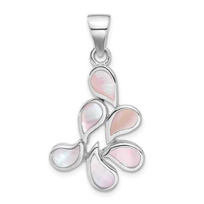 Pink Stone Pendant Sterling Silver QP575