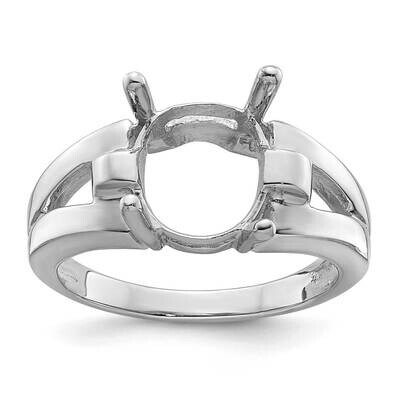 Gemstone Ring Mounting 14k White Gold Y4547, MPN: Y4547, 883957441863