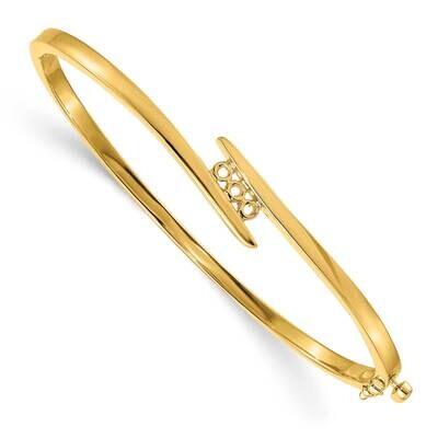 Bangle Bracelet Mounting 14k Gold XB214, MPN: XB214,