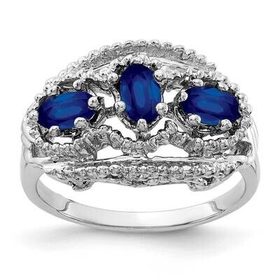 Sapphire Ring 14k White Gold Y2060S, MPN: Y2060S, 883957076799