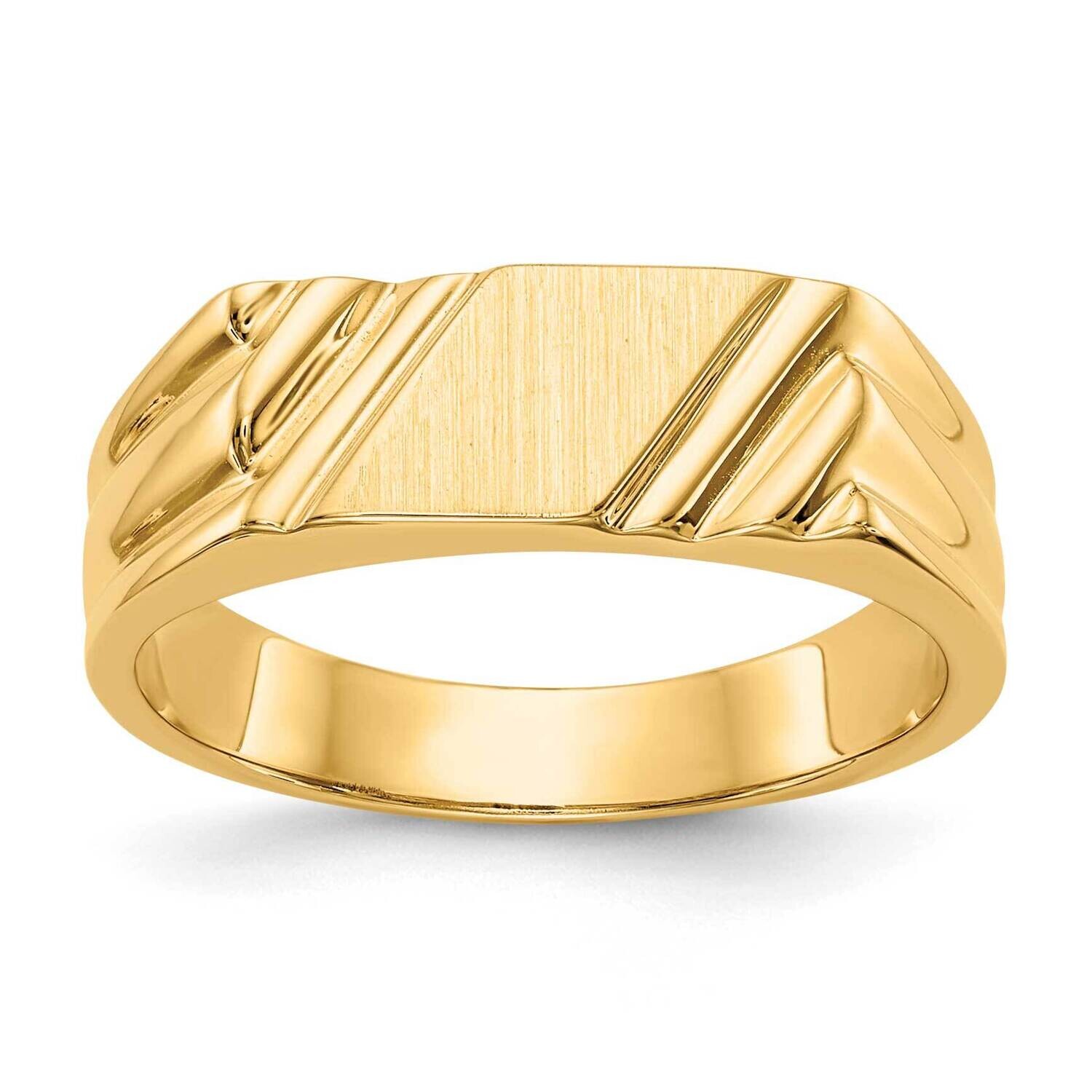 Signet Ring 14k Gold CH190, MPN: CH190, 883957394015