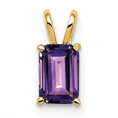 Amethyst Pendant 14k Gold XP419AM, MPN: XP419AM, 883957207032