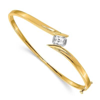 Diamond Bangle 14k Two-Tone Gold XB270AAA, MPN: XB270AAA, 883957200422