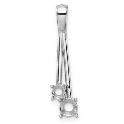 white diamond pendant mounting 14k Gold XP1567, MPN: XP1567,