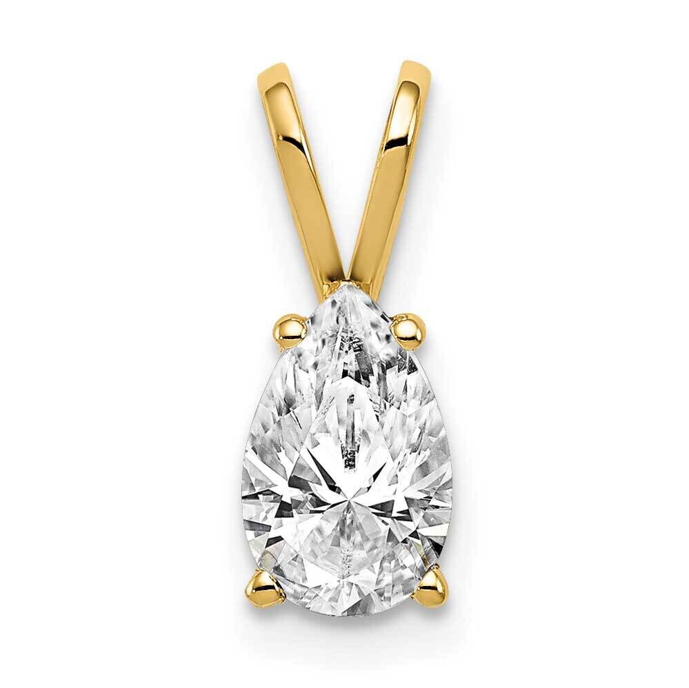 8x5mm Pear Cubic Zirconia pendant 14k Gold XP425CZ Diamond, MPN: XP425CZ, 883957209081