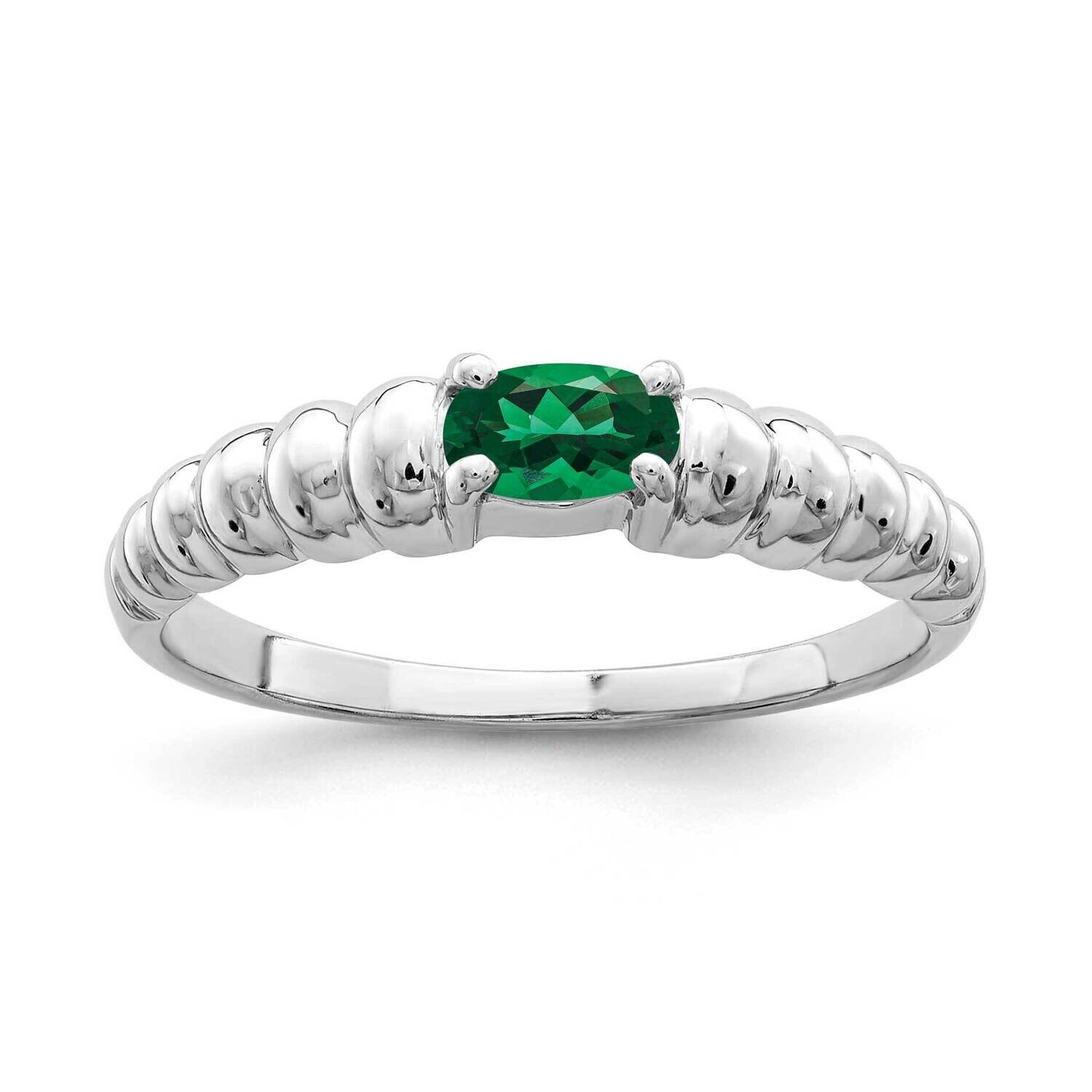 Mount Saint Helens Ring 14k white Gold 5x3mm Oval X9711MS, MPN: X9711MS, 883957641010