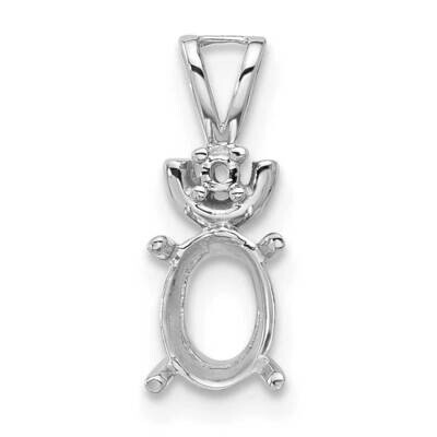 Gemstone Pendant Mounting 14k White Gold XP1658, MPN: XP1658,
