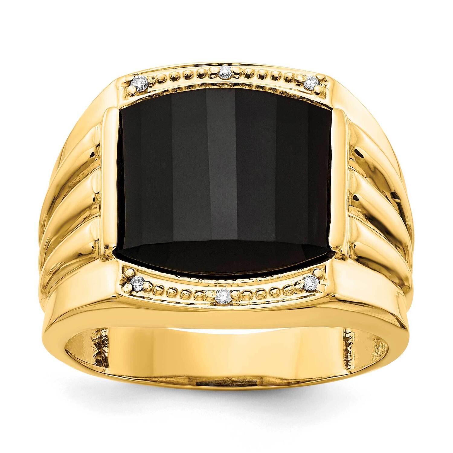 Diamond men's ring 14k Gold X9471AA