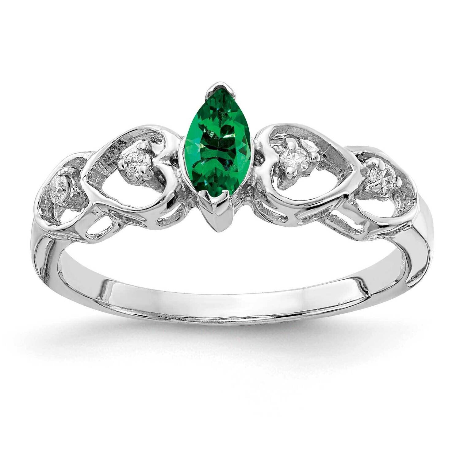 Mount Saint Helens Diamond Ring 14k white Gold 6x3mm Marquise X9699MS/A, MPN: X9699MS/A, 8839575753…
