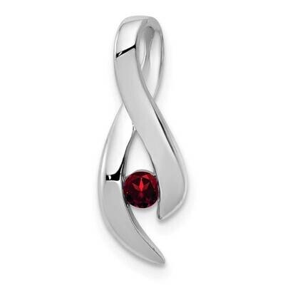 3mm Garnet pendant 14k white Gold XP951GA, MPN: XP951GA, 883957211930