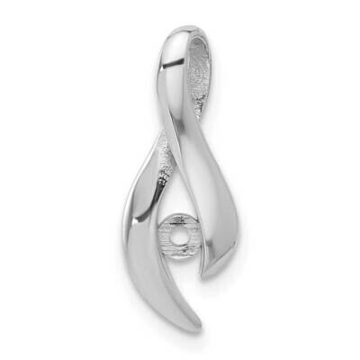 3mm Round Stone Mounting 14k White Gold XP951, MPN: XP951,