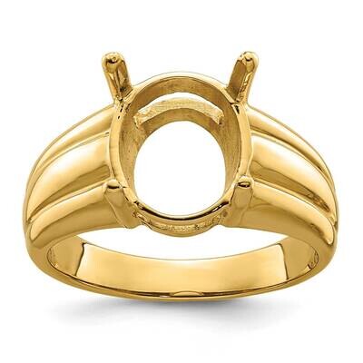 Gemstone Ring Mounting 14k Gold Y4548, MPN: Y4548, 883957439075