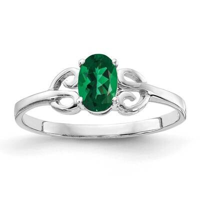 Mount Saint Helens Ring 14k white Gold 6x4mm Oval X9687MS, MPN: X9687MS, 883957576862