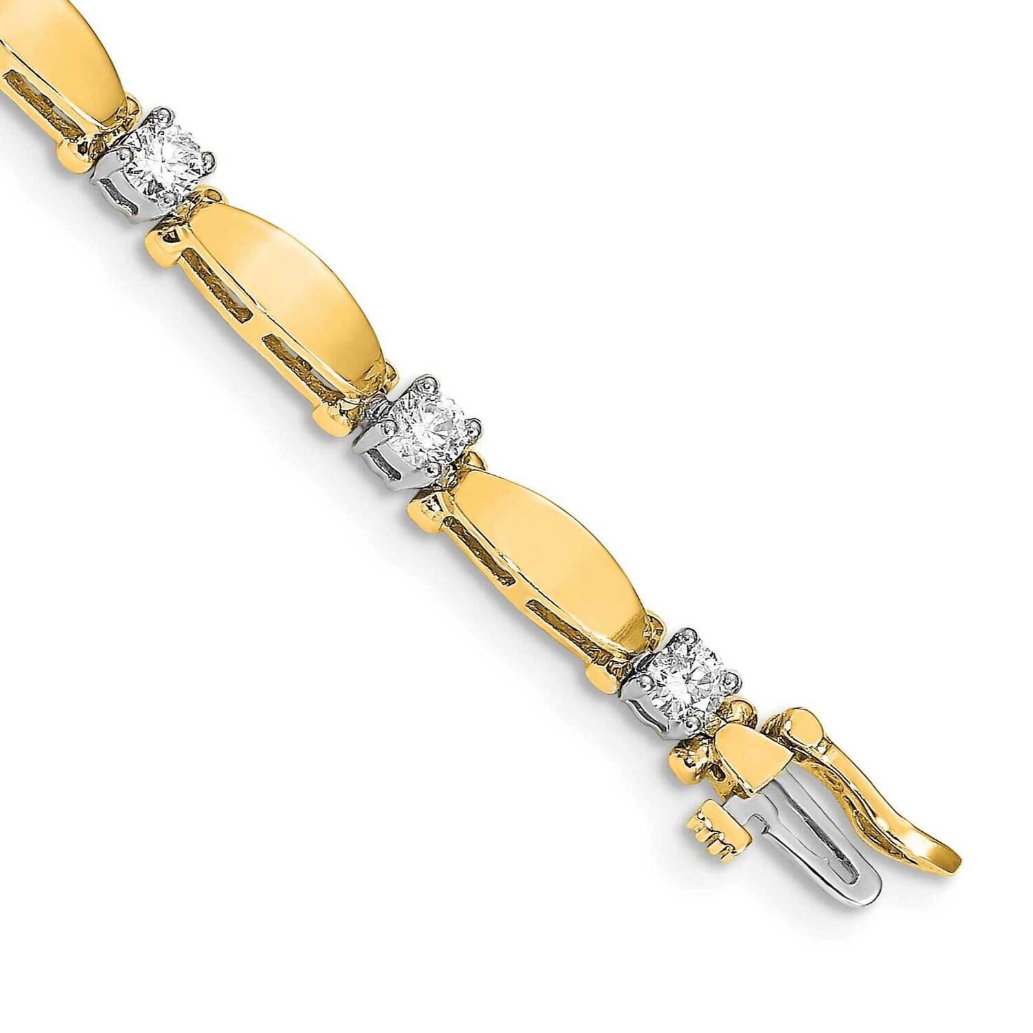 Diamond tennis bracelet 14k Gold X2362AA