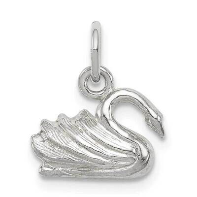 Swan Charm Sterling Silver QC887, MPN: QC887, 883957917719